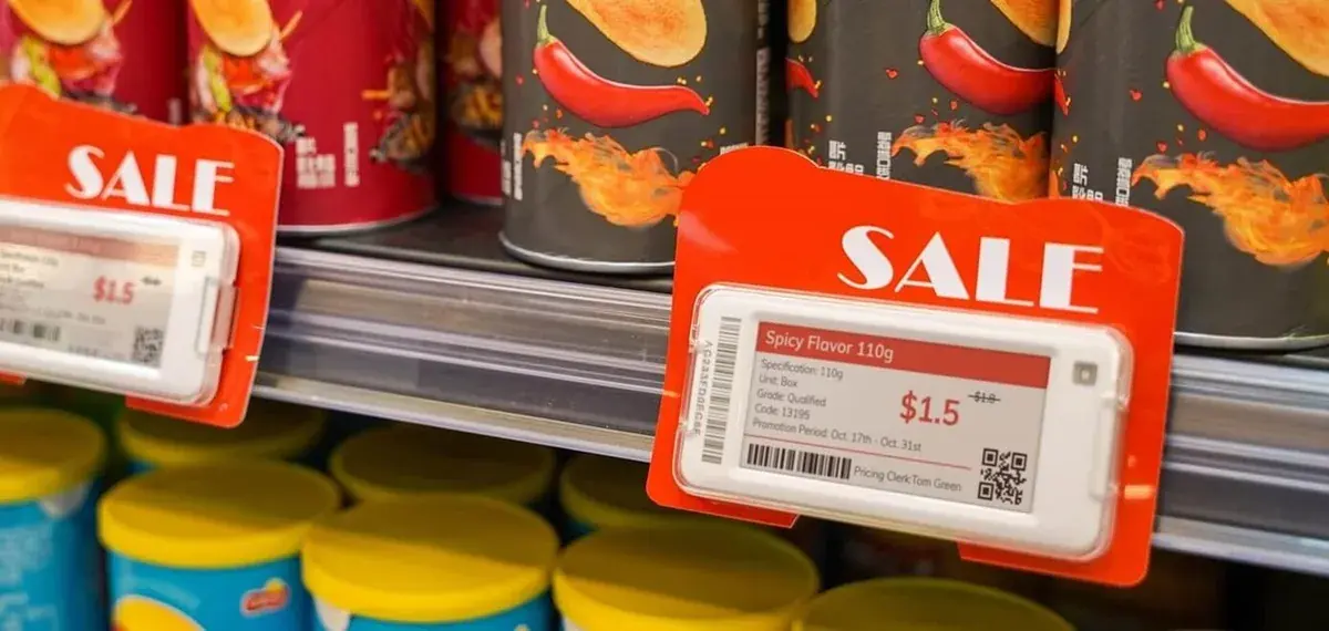 Price tag photo. The text to remove reads: SALE