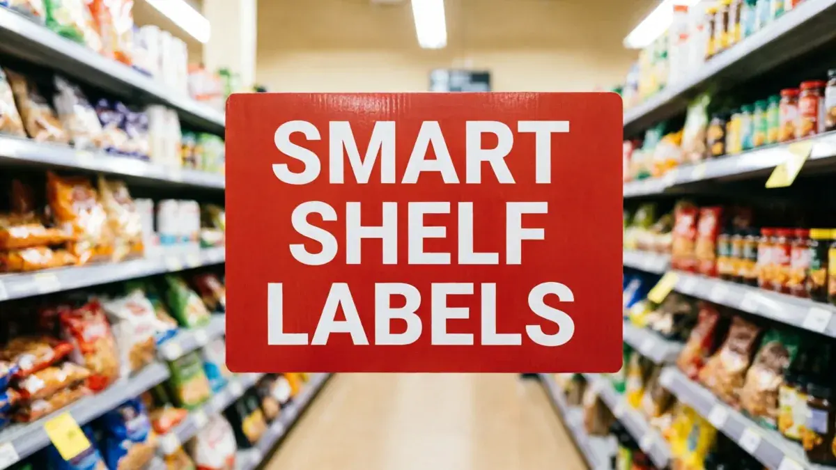Image before the text was replaced: SMART SHELF LABELS